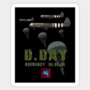 6th Airborne Division D-Day Horsa WWII Sticker
